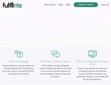 Tablet Screenshot of fulfillrite.com